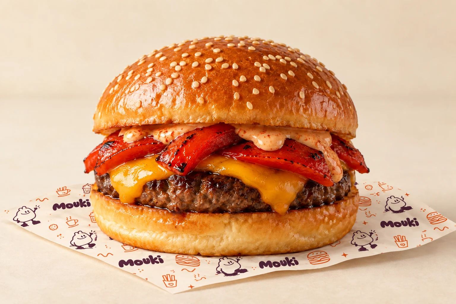 Burger Le Paprika — MOUKI