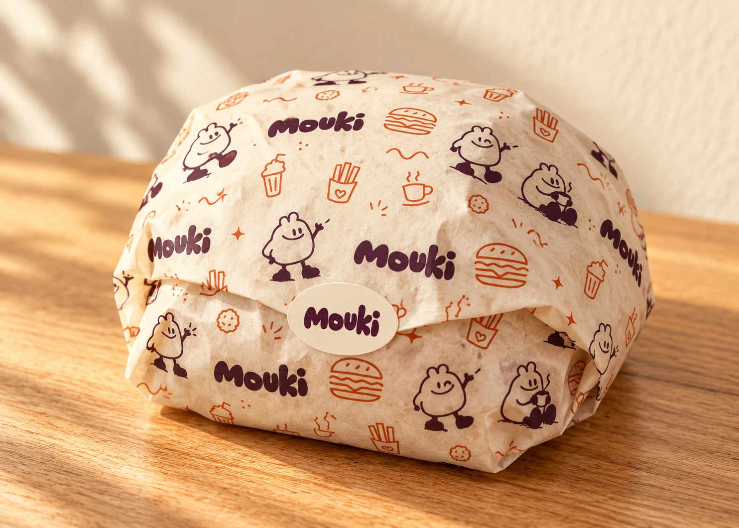 Papier burger — MOUKI